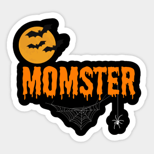 Momster Halloween Funny Sticker